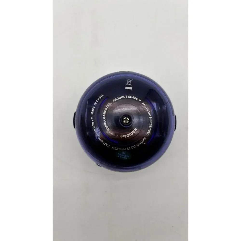 RADICA Handheld Game 20Q Battery Operated Purple 20 Questions Tested Works